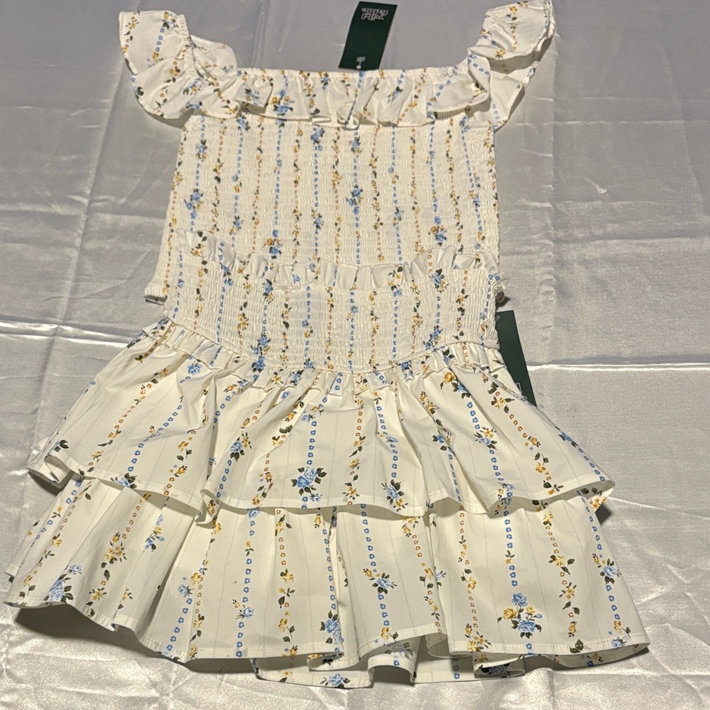 Wild Fable White and Blue Floral Kids Set